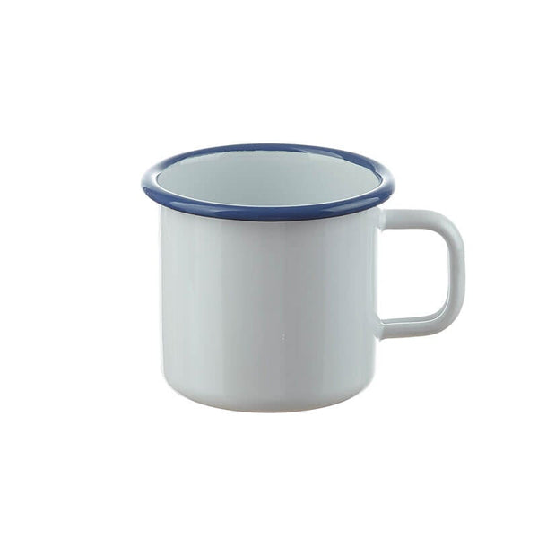 Cup 7 cm, white/blue