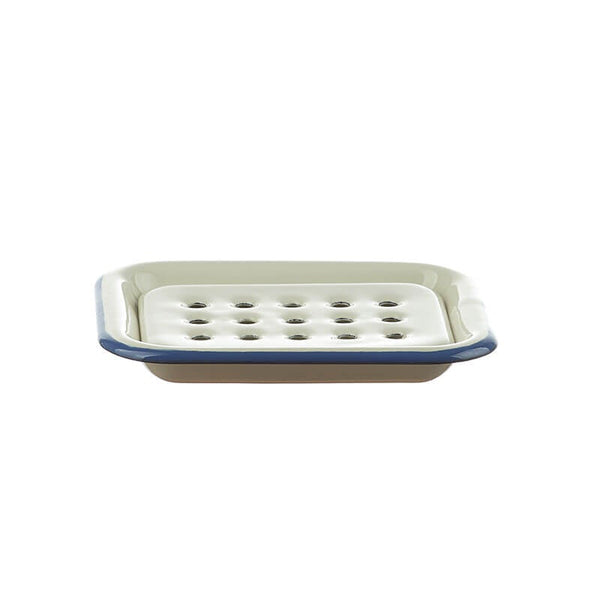 Soap dish for standing, cream