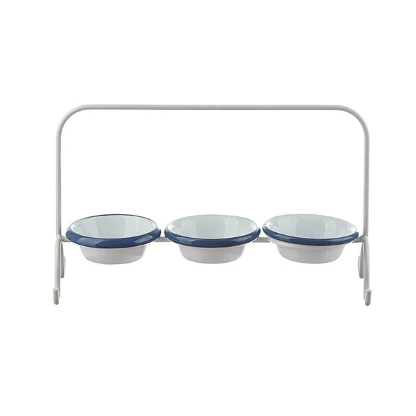 Dip bowl stand, Gastro Line, white/blue
