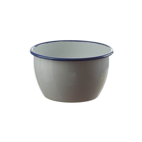 Salad bowl 18 cm, white/blue
