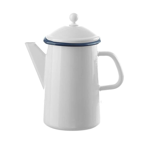 Coffee pot 1.6 ltr, white/blue