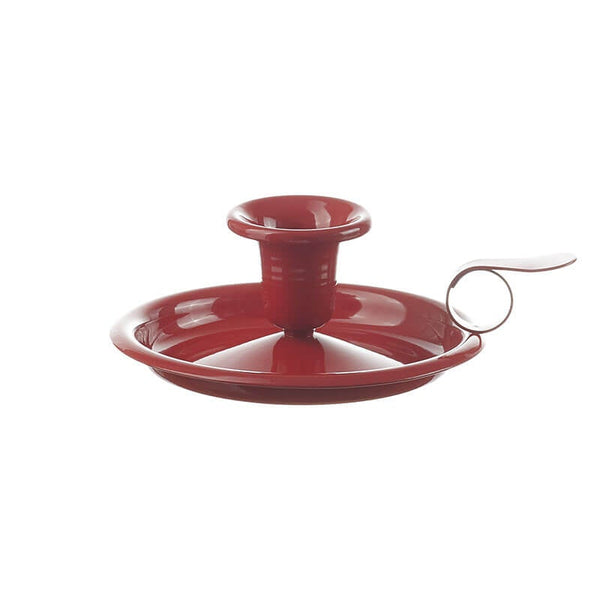 Candlestick coated, red