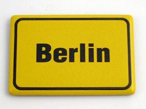 Magnet city sign Berlin